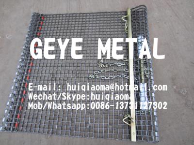 China Metal Hand Pull Drag Mats, All Steel Drag Mats for Fairways & Greens, Turf/Softball/Baseball/Sports Field Groomers for sale