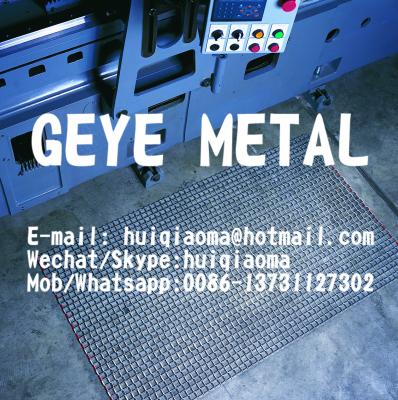 China Heavily Galvanized All-Steel Drag Mats, Workshop Floor Mats, Flexible Metal Door Mats, Steel Mesh Drag Screens for sale