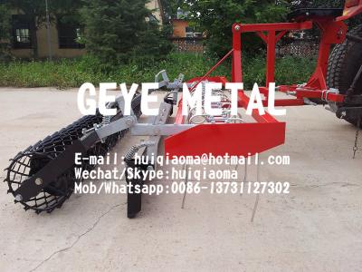 China Tractor Mounted Mixer Wire Roller Horse Arena Leveller, Menage Grader, Sand Harrows, Land Groomers, Gravel Drags for sale