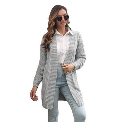 China 2022 New Fall/Winter Twist Sweater Anti-wrinkle Women's Fashion Clothes Loose Knitted Cardigan Sweaters Long for sale