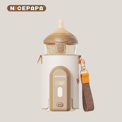 China Customized fast charge Baby Milk Warmer Brown Baby Accessories For Easy Feeding for sale