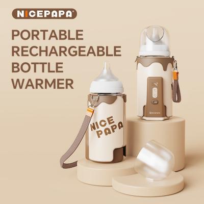 China NICEPAPA hot seller PU Electric Thermos bottle Set Outdoor Night Insulation Suitable For 90% Baby Bottle Cups for sale