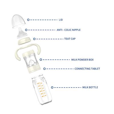 China Anti - Colic Formula Making / Mixing / Dispenser Baby Bottles 240 ml for sale