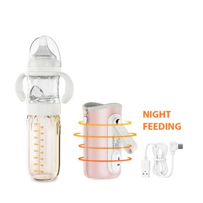 China 240Ml Formula Dispenser Bottle PPSU Constant Temperature Instant Milk Bottle for sale