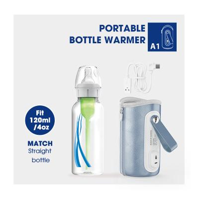 China Baby Milk Portable Travel Bottle Warmer Formula USB Thermostat 42℃ for sale