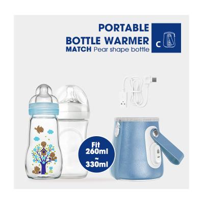 China Breast milk USB Portable Travel Bottle Warmer PVC BPA Free For Night Feeding for sale