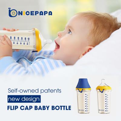 China 240ml Milk Newborn Anti Colic Bottles PPSU Wide Neck BPA Free for sale