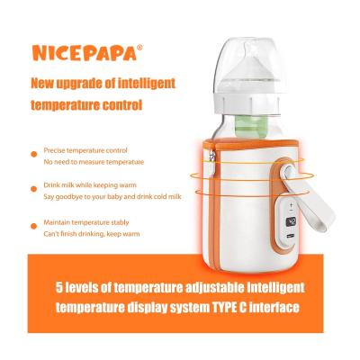 China De geïsoleerde van de de Temperatuurcontrole van BPA Vrije Fles Warmer Slim USB voor Autoreis Te koop