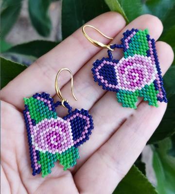 China Japanese BOHEMIA Miyuki Seed Bead Earring For Woman Bohemian Jewelry, valentines day gift for women for sale