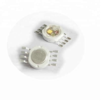 China Full Color Full Color And Single Lamp 8W RGBW Full Color High Power Led Chip With 8 Legs for sale