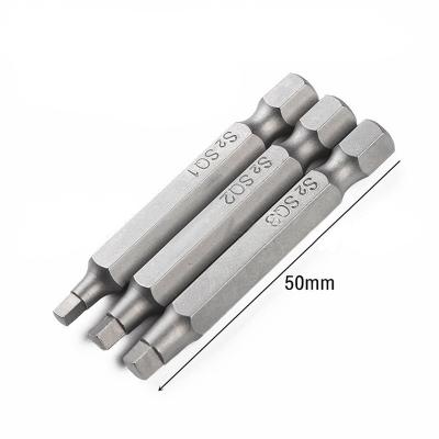 China Steel Square Magnetic Screwdriver Bit 2