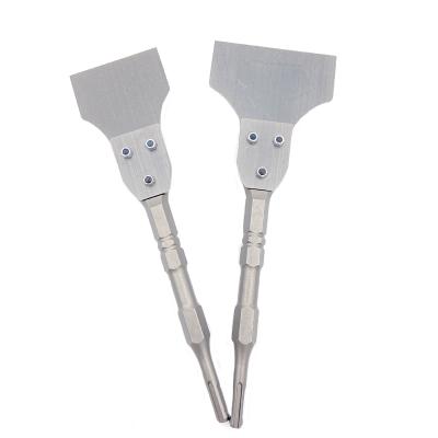 China MASONRY SDS Plus Hex Chisel 2 In 1 Blade Tile Thinset Removal Chisel Bit Floor Scraper for sale