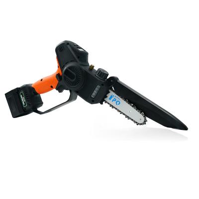 China Anti-Slip 8 In Lithium Battery Powered Chainsaw Portable Single Hand Saw Lightweight Electric Chainsaw for sale