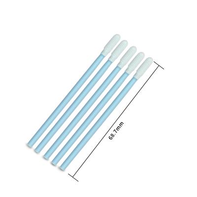 China Micromechanical Cleaning Optical Lens Clean Around Double Layer Micro-cleaning Polyester Cleanroom Swab CM-PS743 for sale