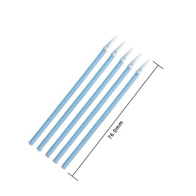 China Dacron tip swab cleanroom polyester micromechanical cleanroom dust protected cleaning swab (CM-PS750) for sale