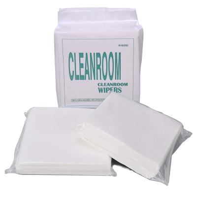 China Soft clean room wipes suppliers class 100 switch 1009d 120b clean swwip nonwoven cleanroom wipes for sale