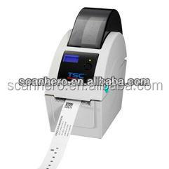 China TDP-225 TDP-225W Small Black And White Label Printer Wristband Printer for sale