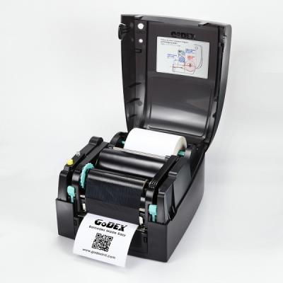 China Black and White Desktop Godex USB Barcode Label Printer EZ130 for Logistic Retail Warehouses for sale