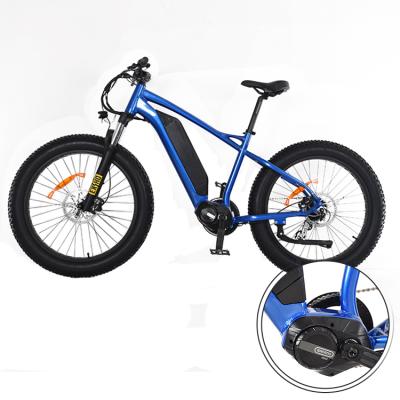 China Bafang 26 Inch Wheel Fat Tire Electric Bike 48v Aluminum Alloy Motor Fat Bike Tire for sale