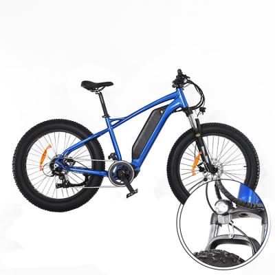 China Fat tire electric bike aluminum alloy factory price bafang motor mountain ebike for sale