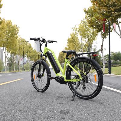 China New aluminum alloy style LCD display 48V17.5 SAMSUNG lithium battery 27.5 inch city electric bike for sale