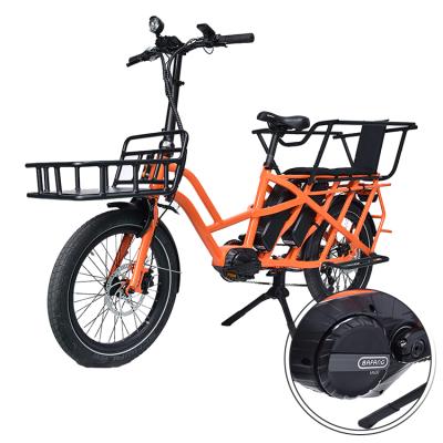 China Aluminum alloy electric cargo bike ebike dual lithium battery electric bike for sale