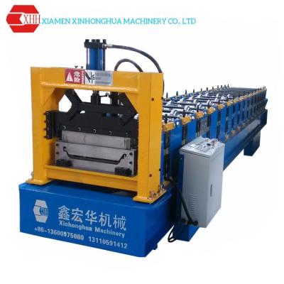 China 800-1100mm XHH YX50/750 Supplier China Cheapest Metal Panel Press Tile Sheet Roll Mold Seamlock Forming Roof Machine For Sale for sale