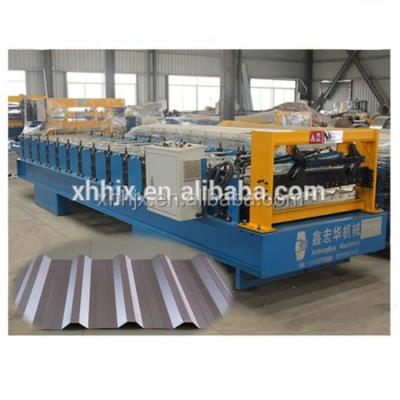 China 875mm XHH YX13.7-875 Portable Metal Ibr Sheet Making India Tile Panel Roll Glazed Forming Roof Machine for sale