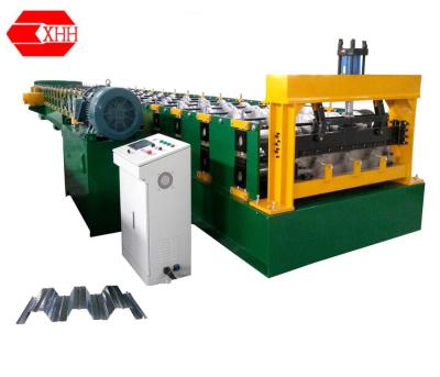 China 975.8mm Floor Metal Steel Tiles Decking Panels Roll Forming Making Machine Cheap Price for sale