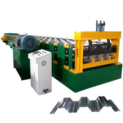 China 900mm Floor Decking Panel Roll Forming Machine With Cold Corrugated Sheet Steel for sale