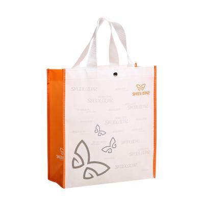 China 2021 hot sale recyclable durable handled polypropylene laminated shopping bag custom eco bags for sale