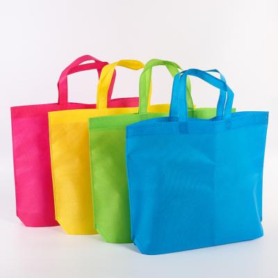 China Wholesale Cheap Price Handled Custom Logo Printed Tote Bag Ultrasonic Shopping Reusable Bag Heat Sealed Non Woven Bag for sale