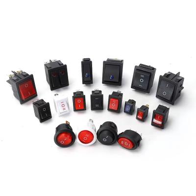 China Home Appliances Black Plastic Double Pole Double Throw Mini Rocker Switch T85 for sale