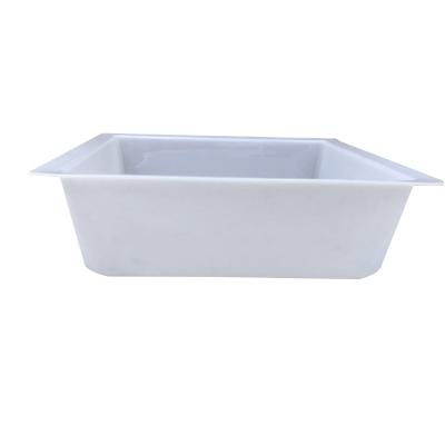 China Eco - Friendly Custom Shape Plastic Polycarbonate Vacuum Feed / Snake Tub for sale