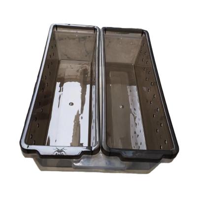 China Eco-friendly PP Material A6 Pet Raising Drawer Box Reptile Boxes Snake Custom Gecko Breeding Box For Cabinet for sale