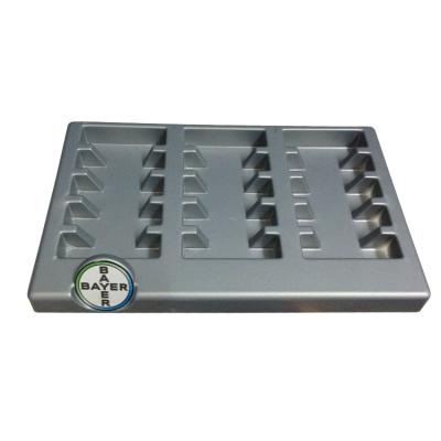 China OEM Thermofoming Plastic Trays Custom Black ABS Process Eco - Friendly Vacuum Forming Trimming Tray for sale