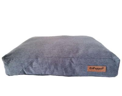 China Sustainable High Quality Large Dog Bed With Comfortable Gray Color Sleeping Bed for sale