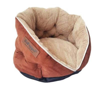 China Viable Suede Fabric Dog Bed and Cat Bed Washable Pet Bed 50x33cm for sale