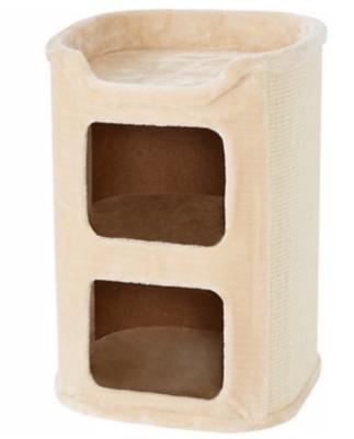 China Cats GOPUPPER Faux Fur Cat Tree Imperial, Cat Furniture, Luxury Cat Furniture Liner Post for sale