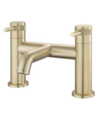 China Without Sliding Bar Double Handles Top Basin Wall Faucet Bath Filter Mixer Brass washDeck Mounted Bath Shower Mixer Tap Hot Cold Water for sale