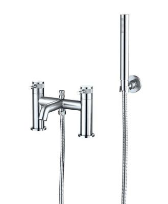 China Without Slide Bar Shower Mixer Valve Two Handles Faucet Filter Mixer Sink Deck Mounted Bath Shower Mixer Tap Hot Cold Water for sale