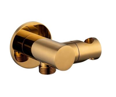 China Modern Brass Thermostatic Concealed Faucet Holder Concealed Hose Accessory Holder Shower Faucet Gold Color Made In China for sale