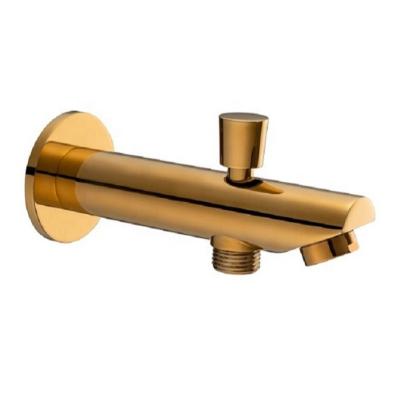 China Modern Brass Concealed Wall Mounted Mixer Tap Concealed Spouts Concealed Basin Faucet Gold Color Bathroom Accessories for sale