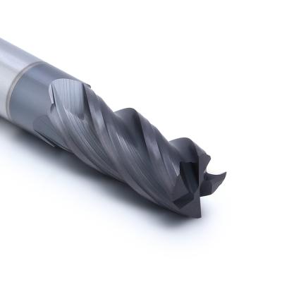 China ZHY Flat Milling Cutter Tungsten Carbide Cutters Plastic Tools End Mill CNC Slot Fresas Metal Milling Duro for sale