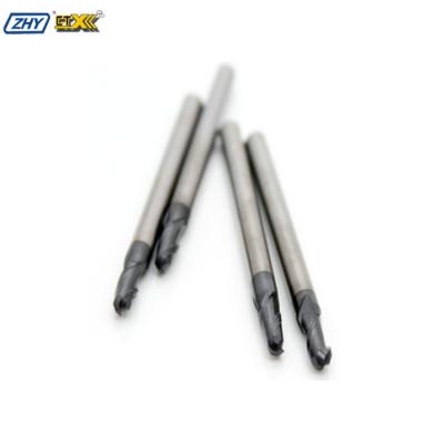 China CNC Process Extra Long Length Milling Tools, Ball Nose HRC 52 Carbide Milling Made in China for sale