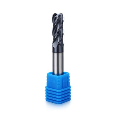 China Solid Milling Cutter Zhy Tungsten Carbide 4 Flutes Roughing End Mill CNC Milling Cutter for sale