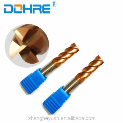 China CNC process high performac D6 50mm HRC 60 dohre /zhy tungsten keyway steel milling cutter for sale