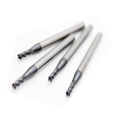 China CTX 4 Carbide Flutes AITIN Black Coating Tungsten Carbide Cobra Flat Carbide End Mills for sale