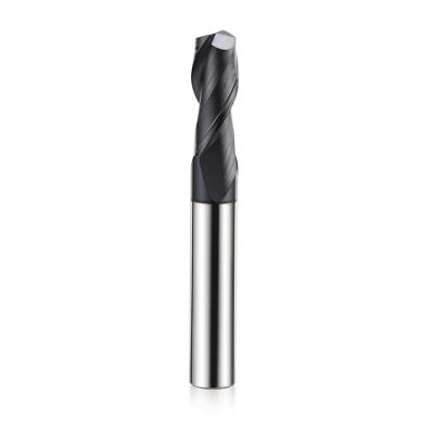 China CNC Process ZHY CTX 4 Flutes Tungsten Carbide Square End Mill for sale