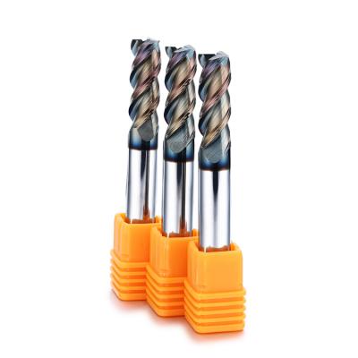 China Milling Cutter Zhy Solid Carbide Cutting Tools 3 Flute End Mill Aluminum End Mill for sale